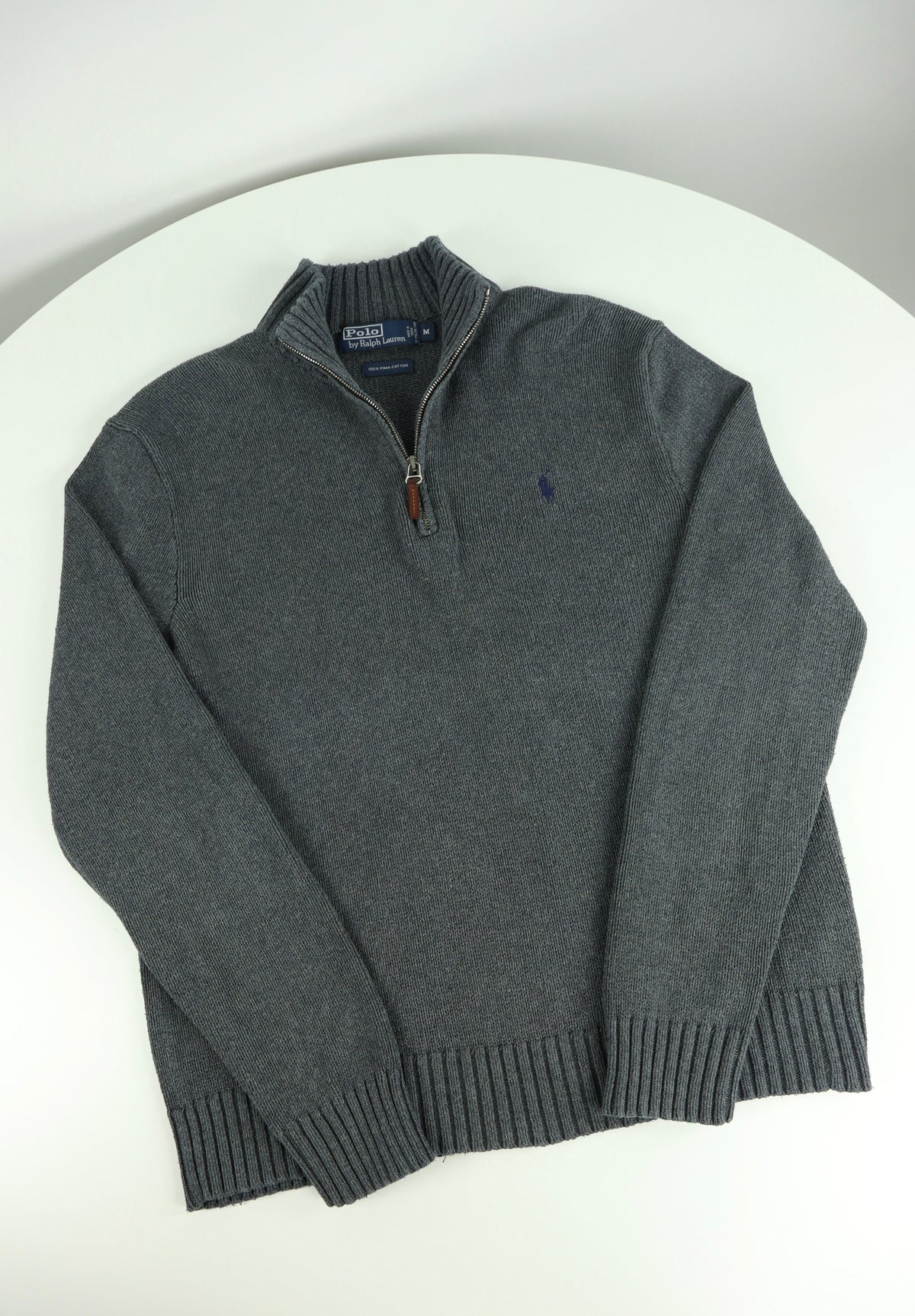 Ralph Lauren trui met kwart rits - S