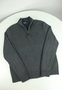 Ralph Lauren trui met kwart rits - S
