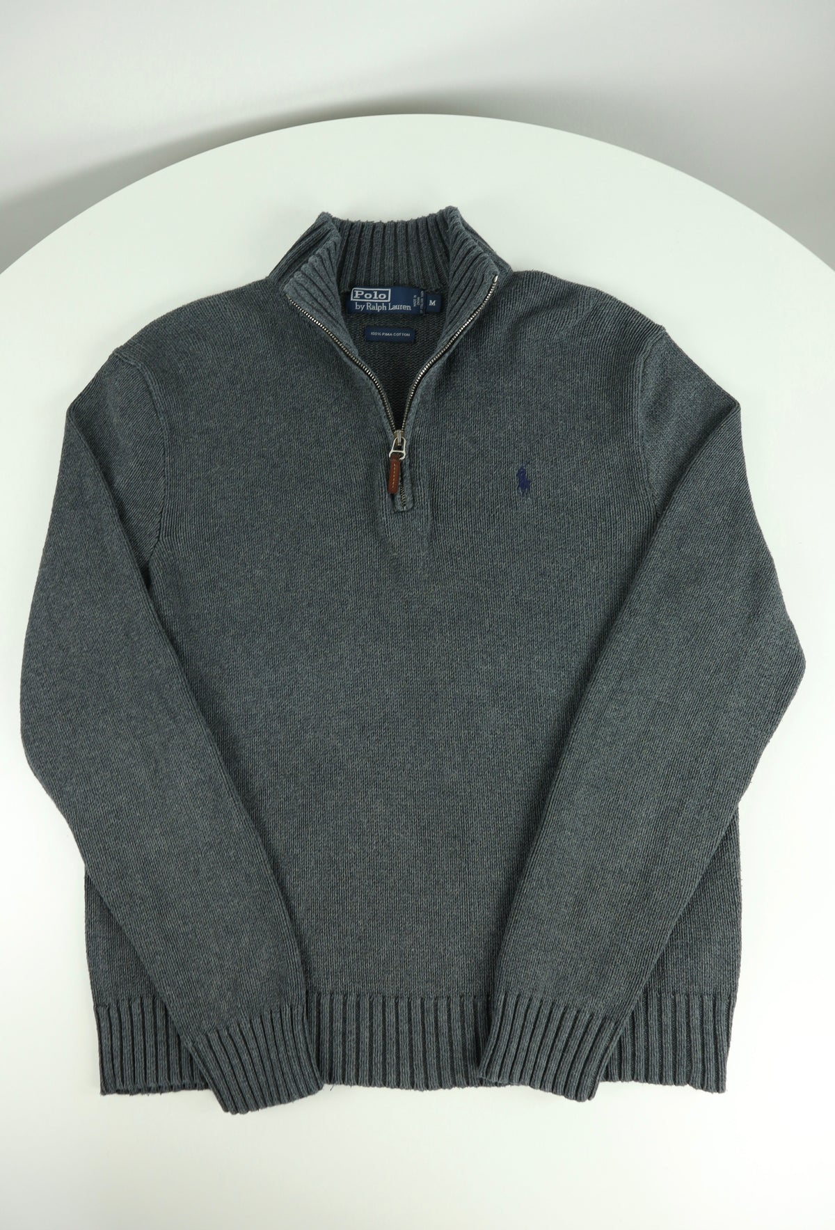 Ralph Lauren trui met kwart rits - S
