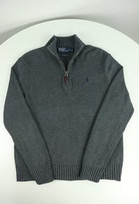 Ralph Lauren trui met kwart rits - S