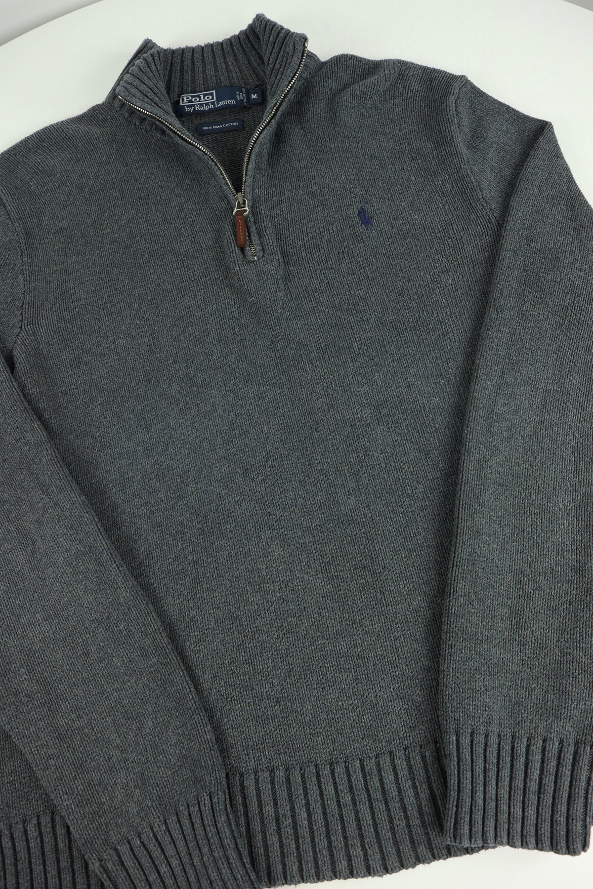 Ralph Lauren trui met kwart rits - S