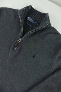 Ralph Lauren trui met kwart rits - S