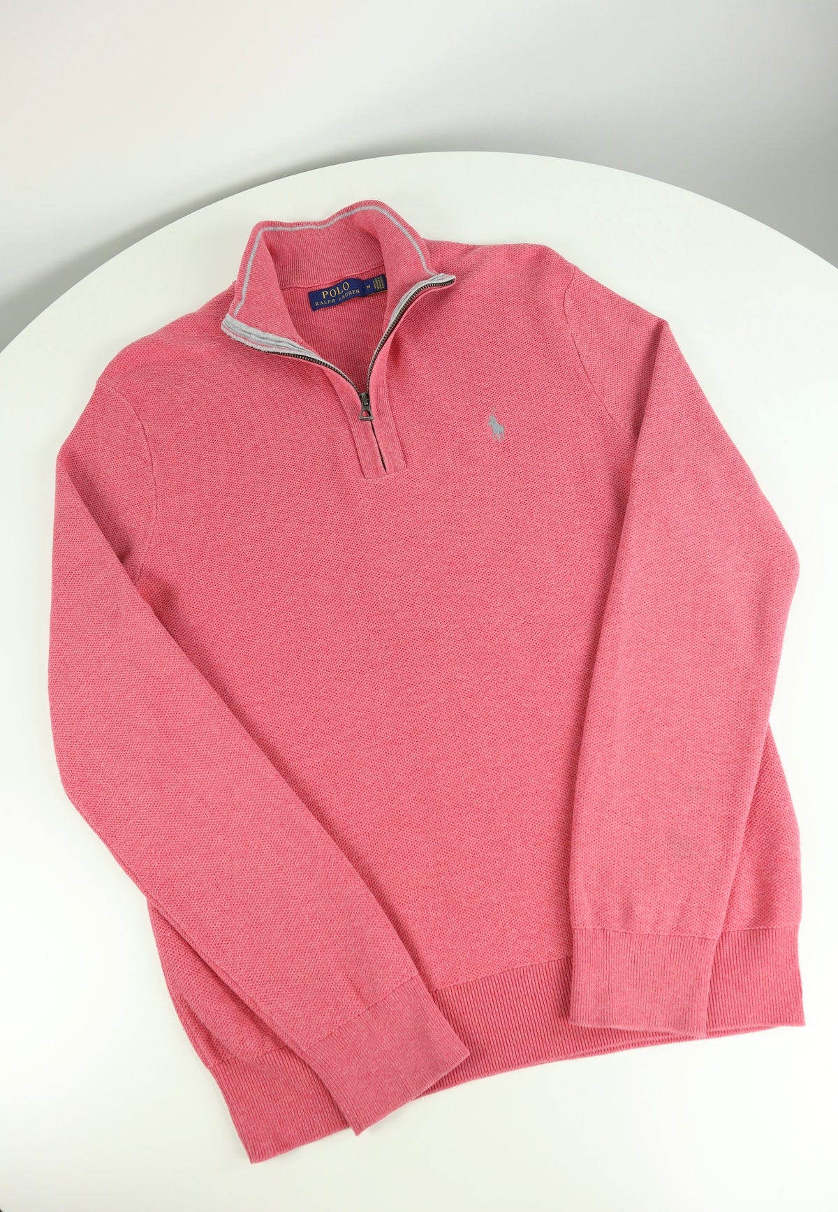 Ralph Lauren trui met kwart rits - M