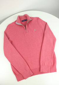Ralph Lauren trui met kwart rits - M