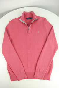 Ralph Lauren trui met kwart rits - M