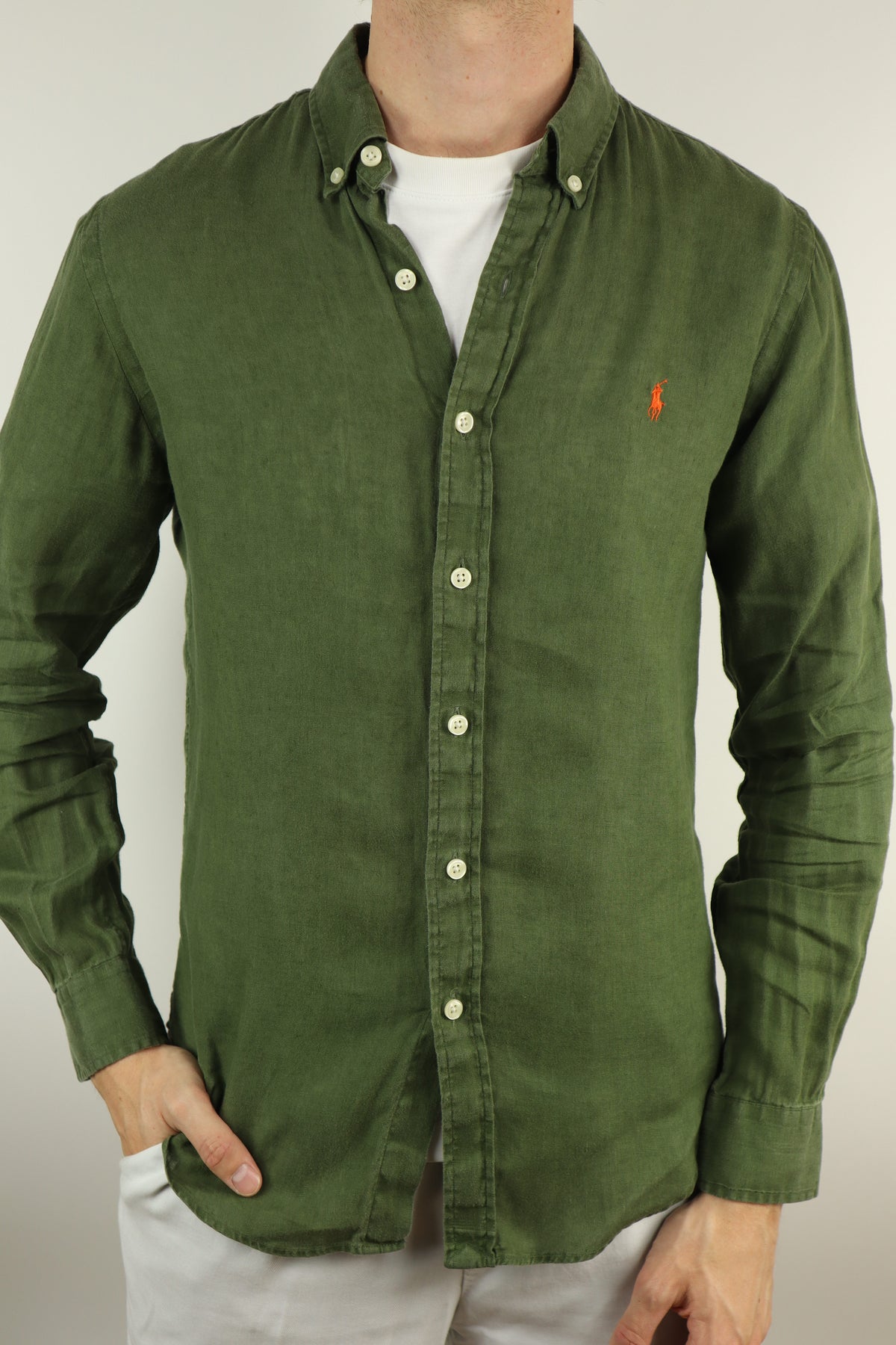 Ralph Lauren linnen overhemd - S