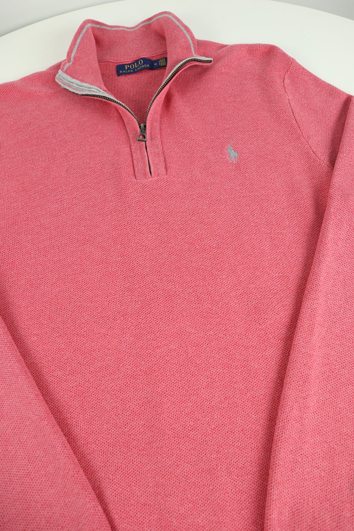 Ralph Lauren trui met kwart rits - M