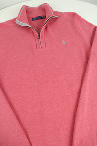 Ralph Lauren trui met kwart rits - M