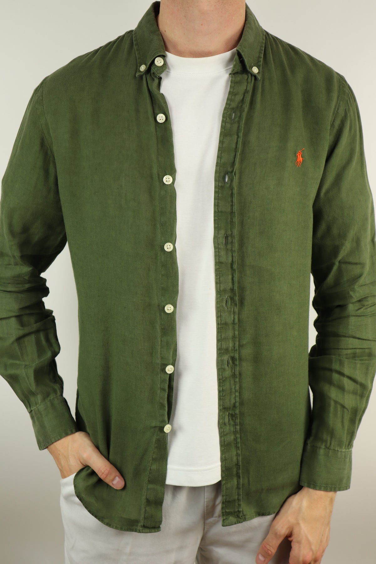 Ralph Lauren linnen overhemd - S