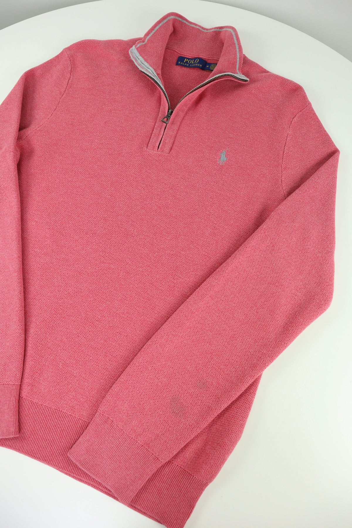 Ralph Lauren trui met kwart rits - M