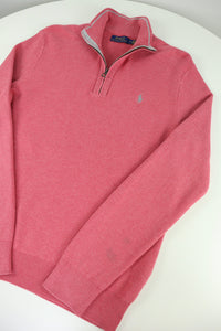 Ralph Lauren trui met kwart rits - M