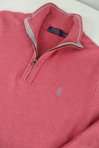 Ralph Lauren trui met kwart rits - M