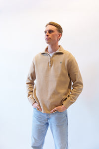 Ralph Lauren trui met kwart rits - L
