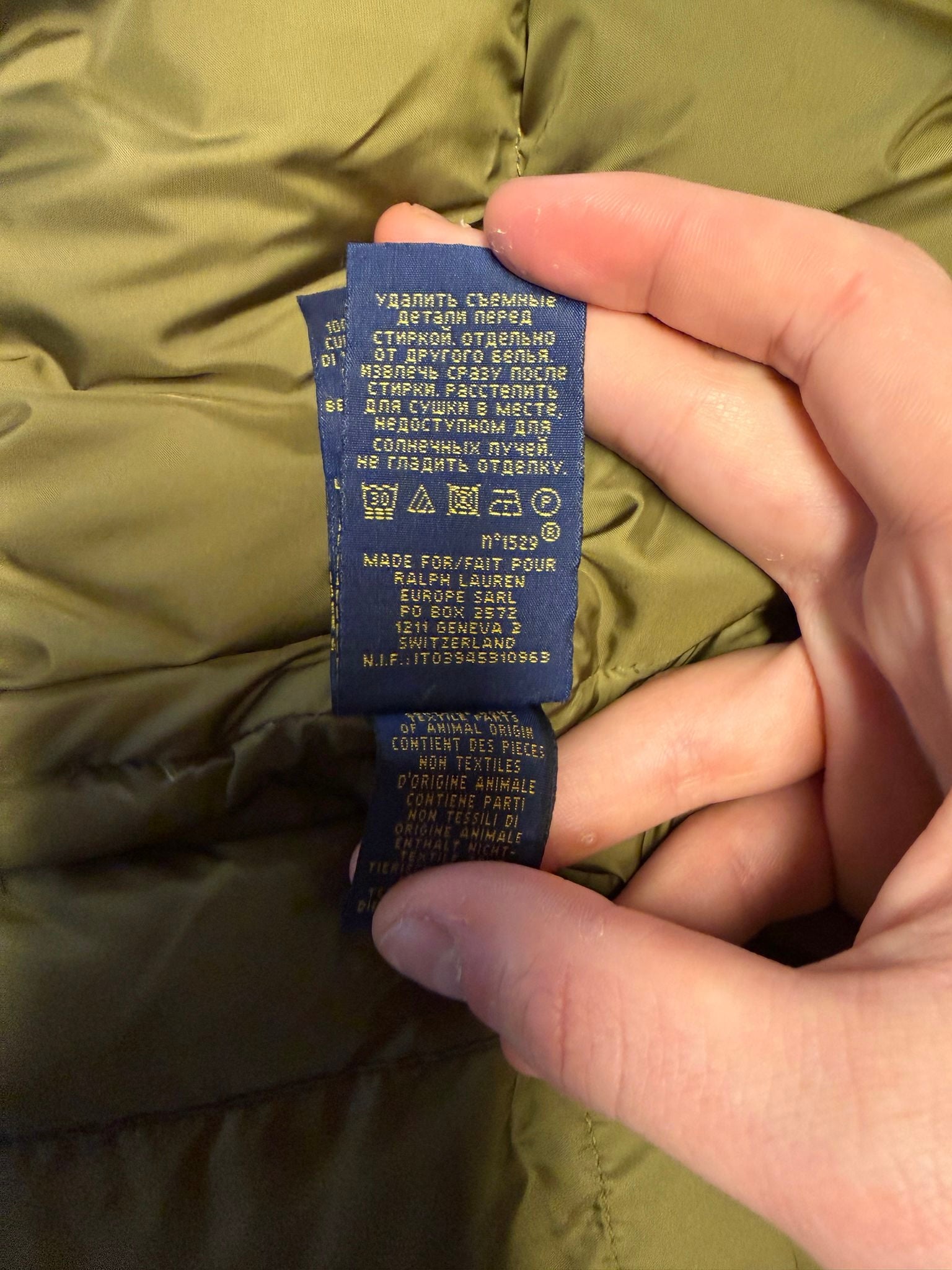 Ralph Lauren bodywarmer - XS