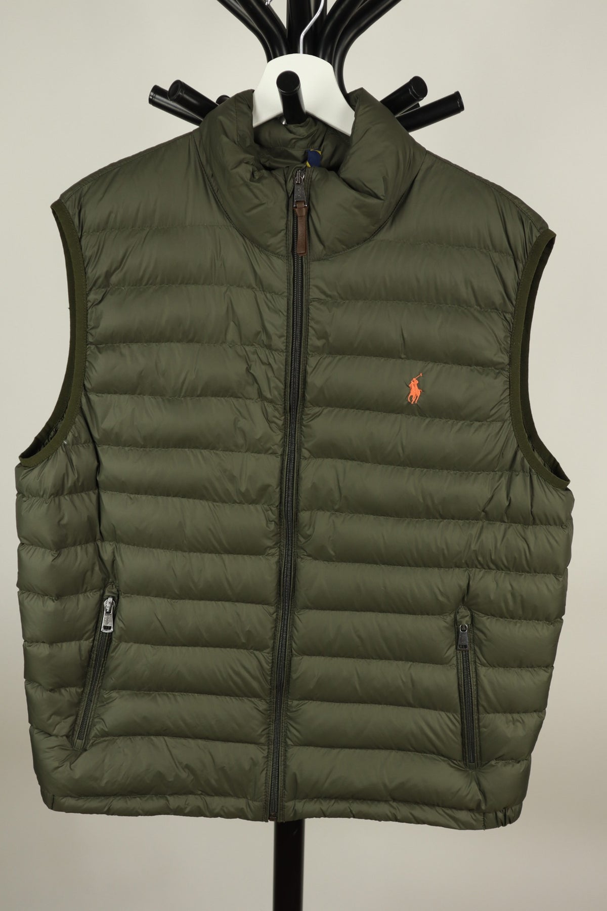 Ralph Lauren bodywarmer khaki maat L — originele foto 1