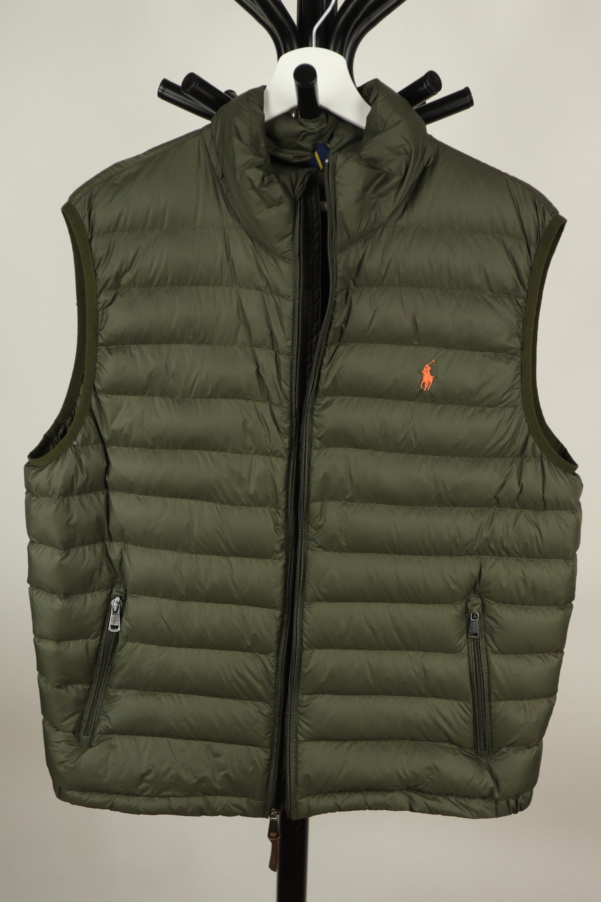 Ralph Lauren bodywarmer khaki maat L — originele foto 6