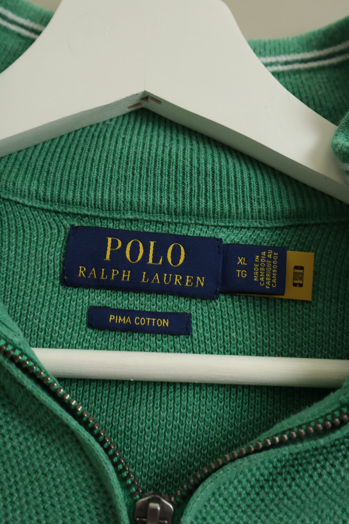 Ralph Lauren Quarter Zip - XL - eigen detailfoto 6